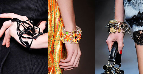 Браслеты Karl Lagerfeld, Anna Sui, Dolce Gabbana