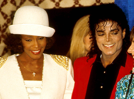  ����� ������� (Whitney Houston) � ����� ������� (Michael Jackson)/ starface.ru 