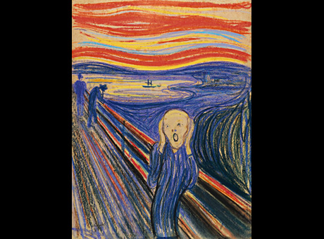  Картина Эдварда Мунка (Edvard Munch) «Крик» («The Scream») / sothebys.com 